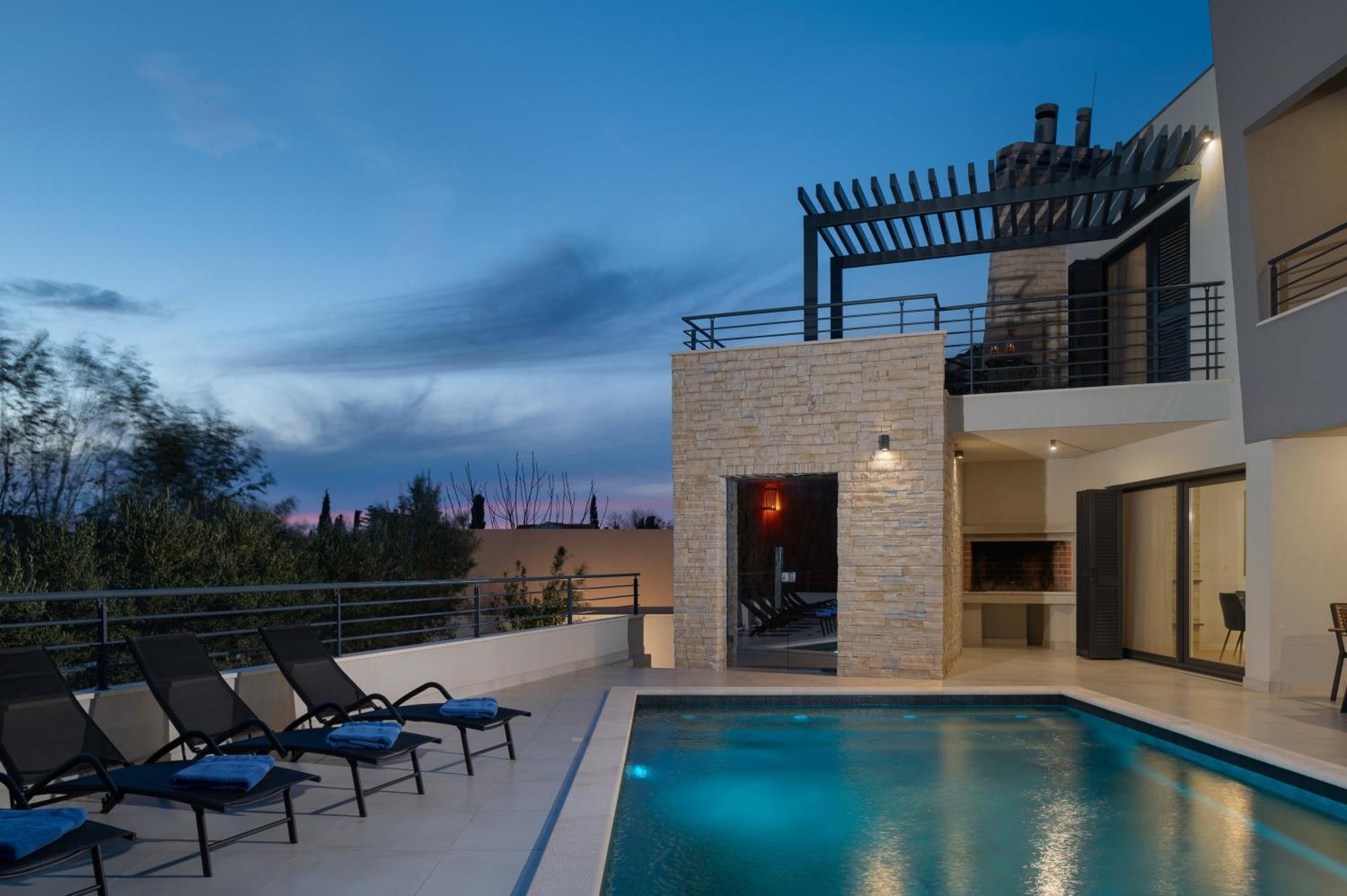 Villa Roca With Heated Pool And Sauna ปริฟลากา ภายนอก รูปภาพ