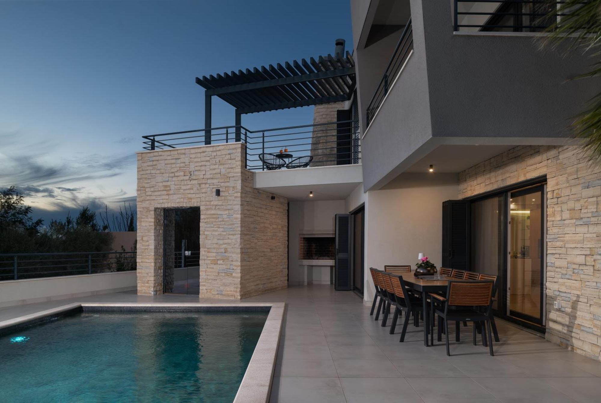 Villa Roca With Heated Pool And Sauna ปริฟลากา ภายนอก รูปภาพ